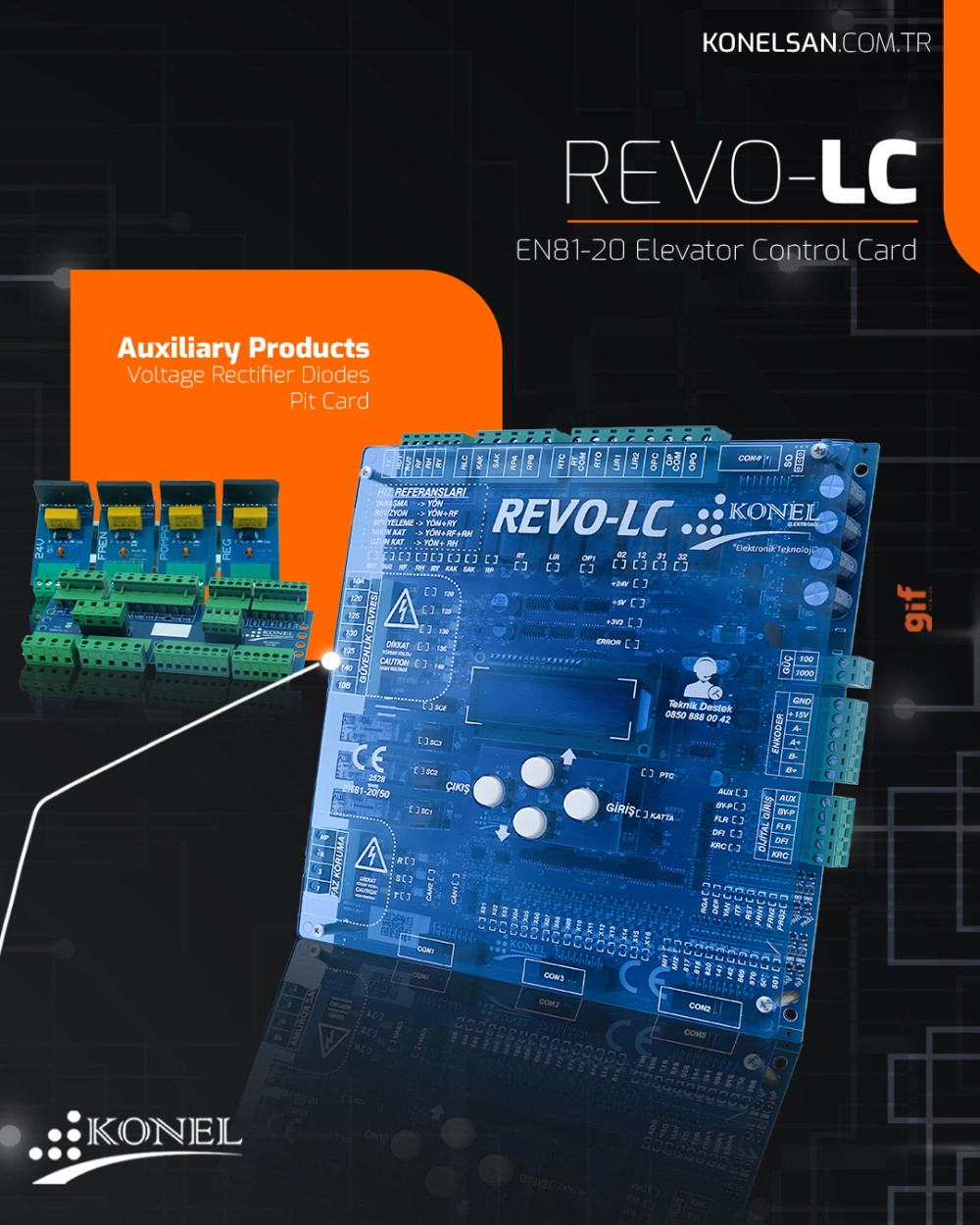 Asansör Kumanda Kartı