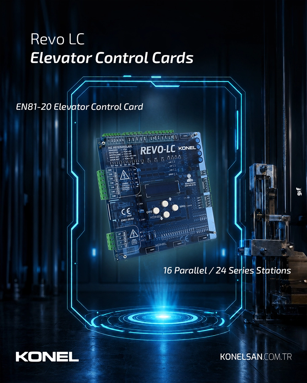 Elevator Control Board - Konel Electronics